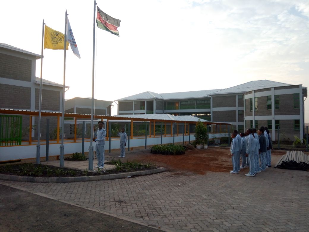 Sathya Sai Secondary School - Flag Raising