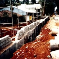 Construction of the new centre